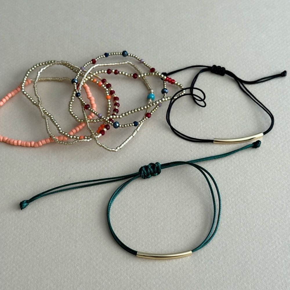 Beaded Bracelet Set S1281 - Picture 2 of 3